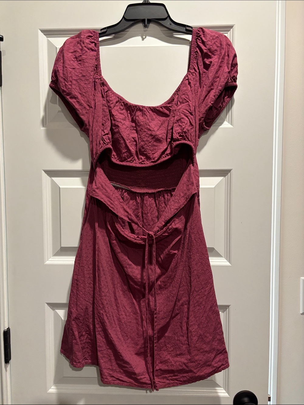 wild fable Backless Scoop Dress in Berry Pink